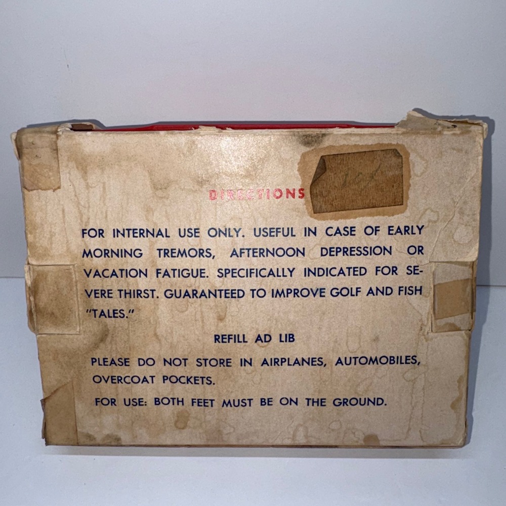 Vintage Florida Survival Kit Hiram Walker Empty Mini Bottle Set - Picture 2 of 14